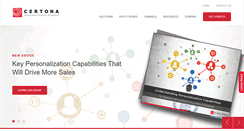 Desktop Screenshot of certona.com