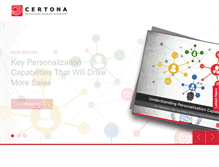 Tablet Screenshot of certona.com